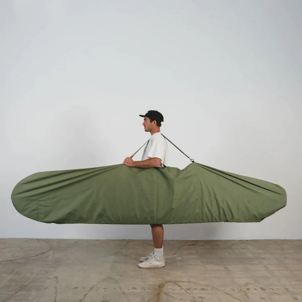 Faro Canvas Surfboard Bag - Olive