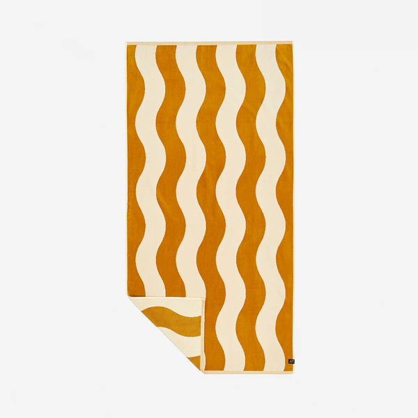 Slowtide Stripe Woven Towel - Brush