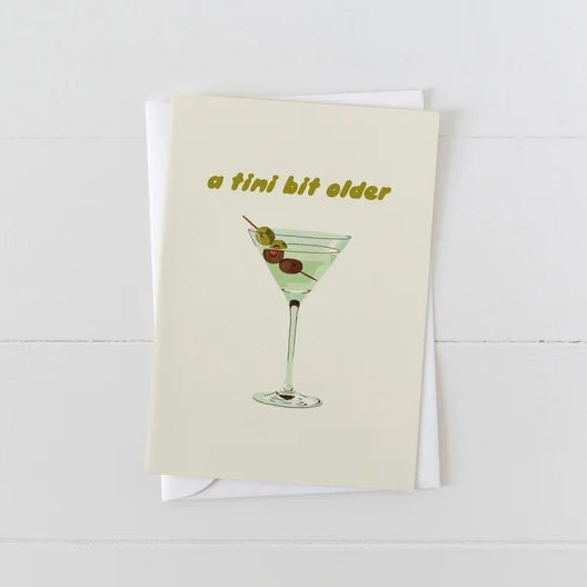 Art Baby Co. Greeting Card - A Tini Bit Older
