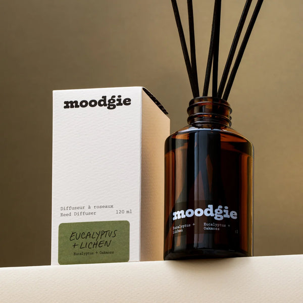 Moodgie Reed Diffuser - EUCALYPTUS + OAKMOSS