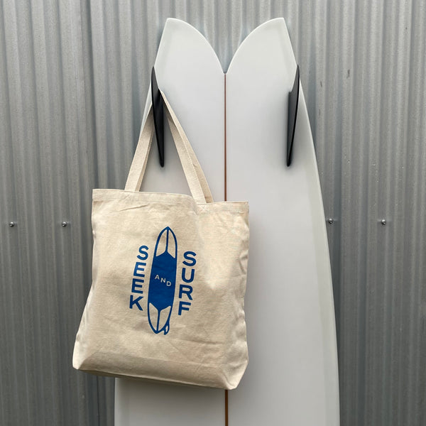 Seek & Surf Log Tote Bag