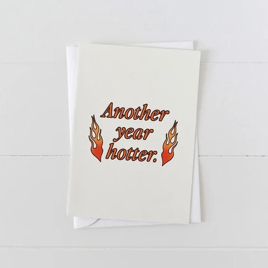 Art Baby Co. Greeting Card - Another Year Hotter