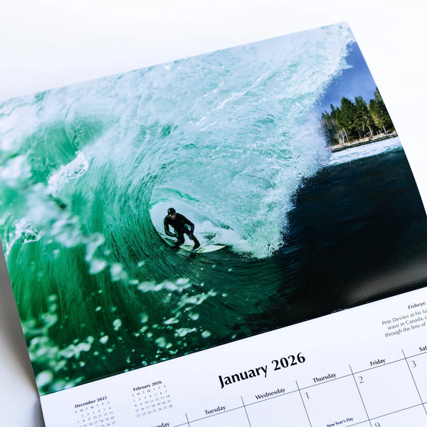 Marcus Paladino 2026 Surf Calendar