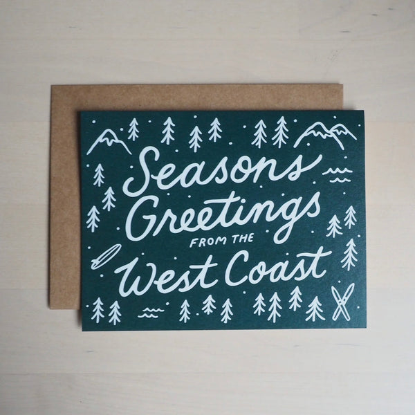 The Rural West Coast Christmas Card