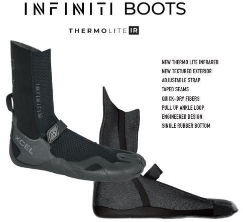 Xcel Infiniti 5mm Split Toe Boot