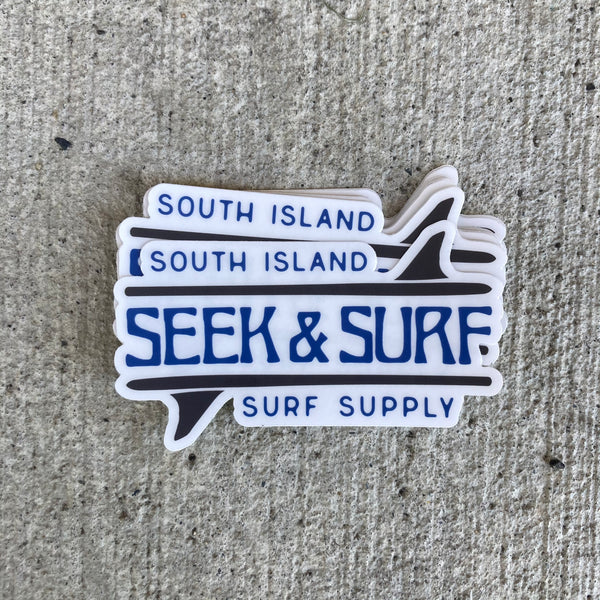 Seek & Surf Classic Sticker